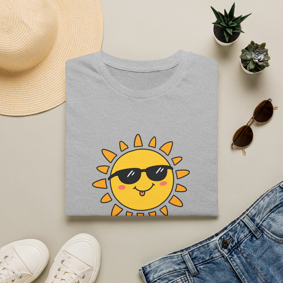 Sunshine Tee — "Spread Sunshine Not Shade" Cute Sunglasses Sun T-Shirt