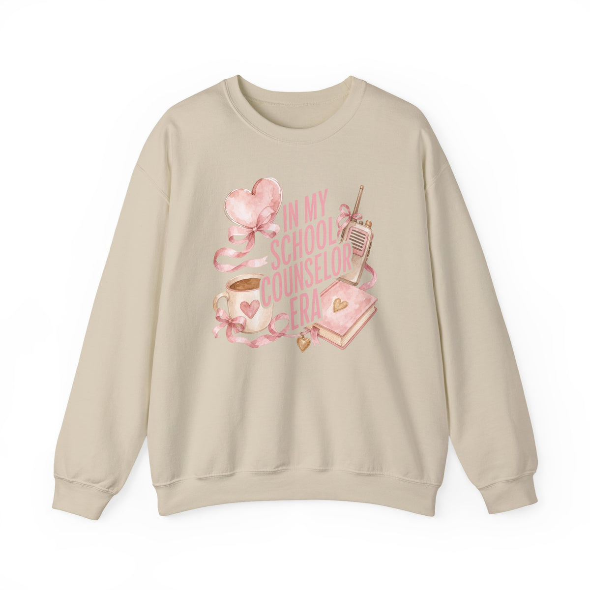 School Counselor Crewneck Sweatshirt — "In My School Counselor Era" Cozy Gift