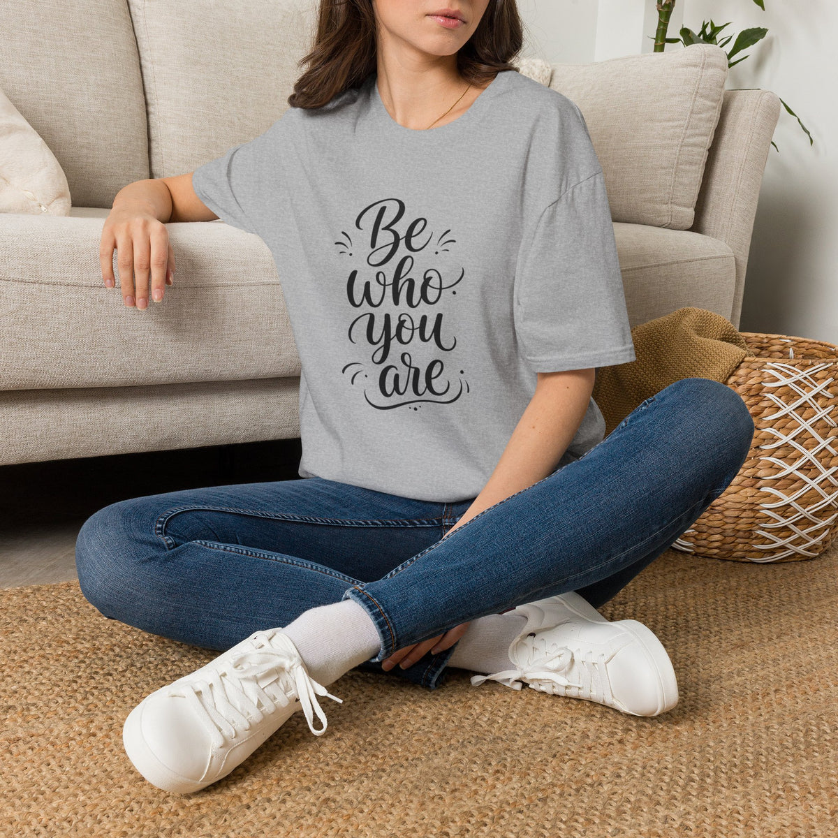 Be Who You Are T-Shirt — Inspirational Casual Graphic Tee