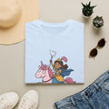 Kindness Princess Riding Pink Unicorn T-Shirt — 'Off to Spread Kindness' Fantasy Tee