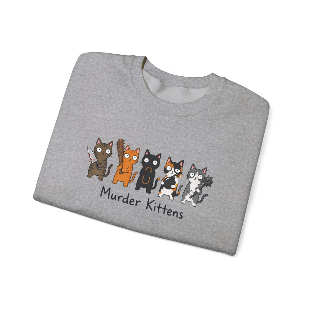 Funny Kittens Cat Lover Crewneck Sweatshirt