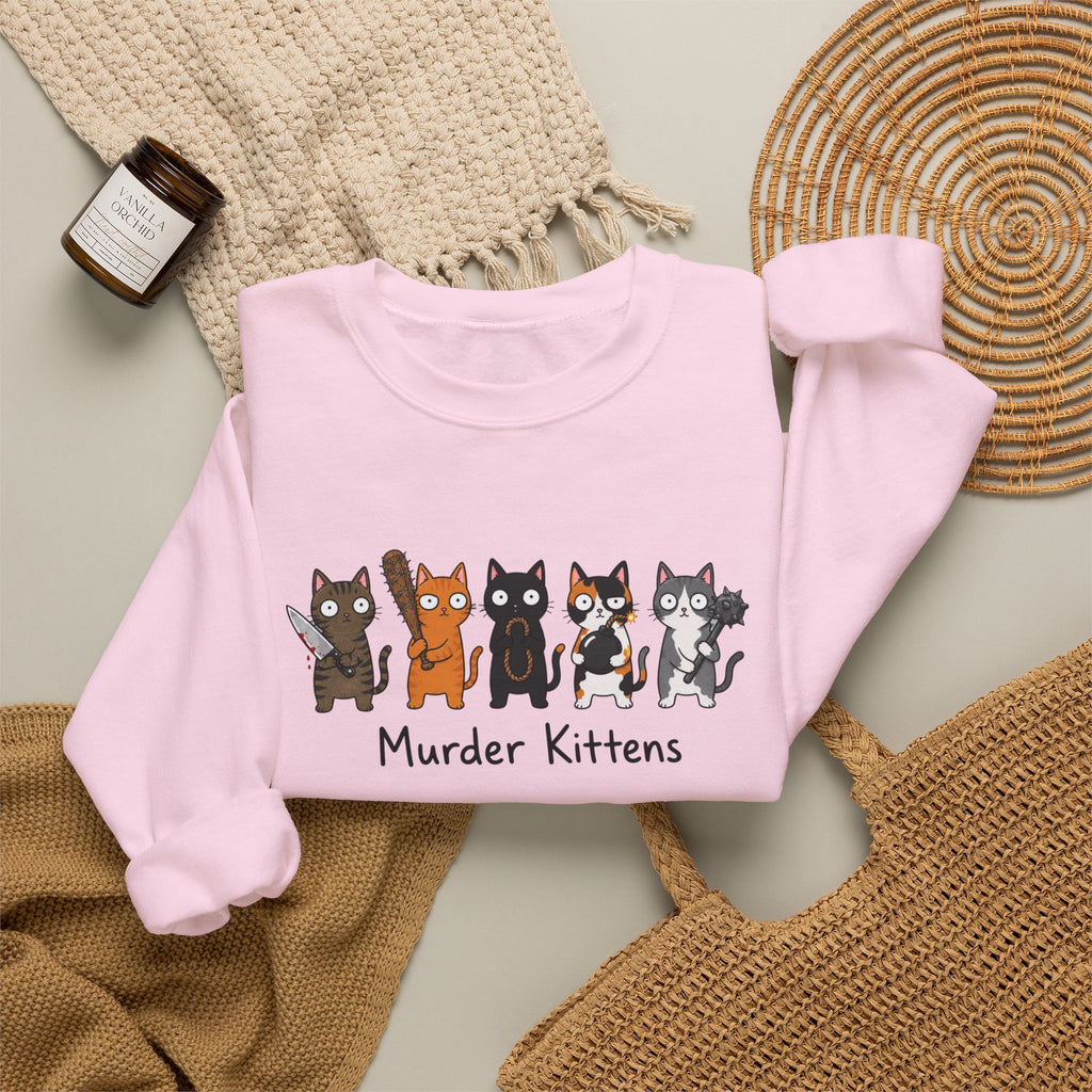 Funny Kittens Cat Lover Crewneck Sweatshirt