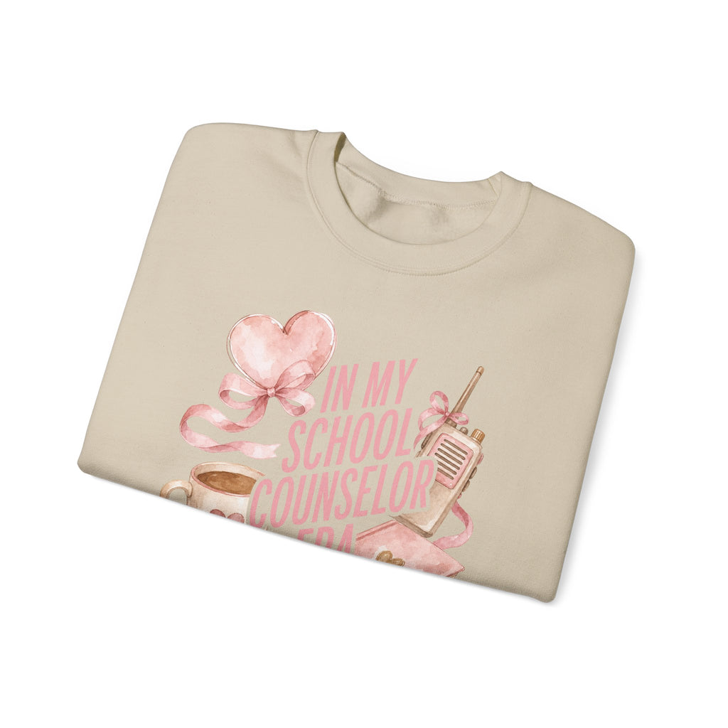 School Counselor Crewneck Sweatshirt — "In My School Counselor Era" Cozy Gift