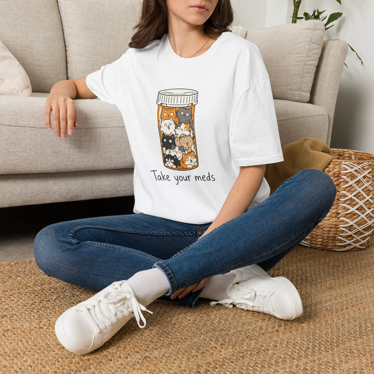 Cute Cat Unisex Softstyle T-Shirt