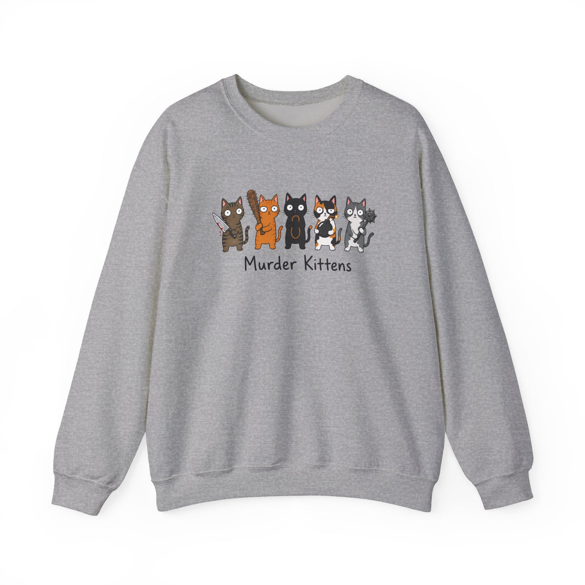 Funny Kittens Cat Lover Crewneck Sweatshirt