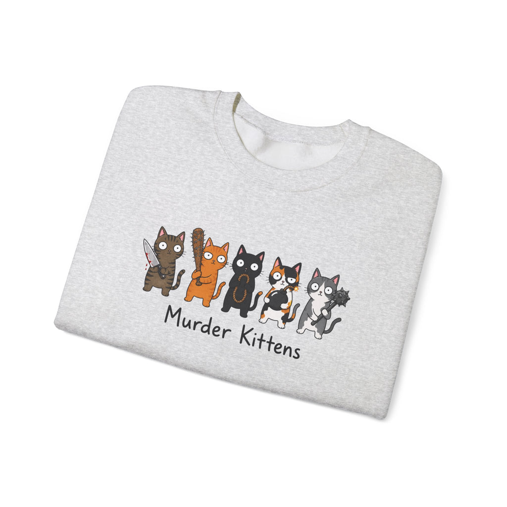 Funny Kittens Cat Lover Crewneck Sweatshirt