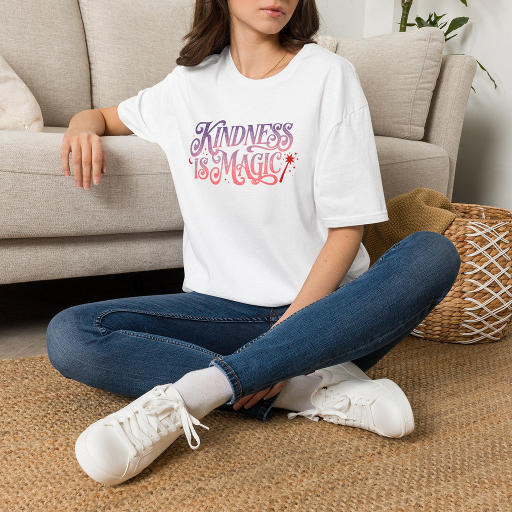 Kindness Is Magic T-Shirt — Positive Message Graphic Tee