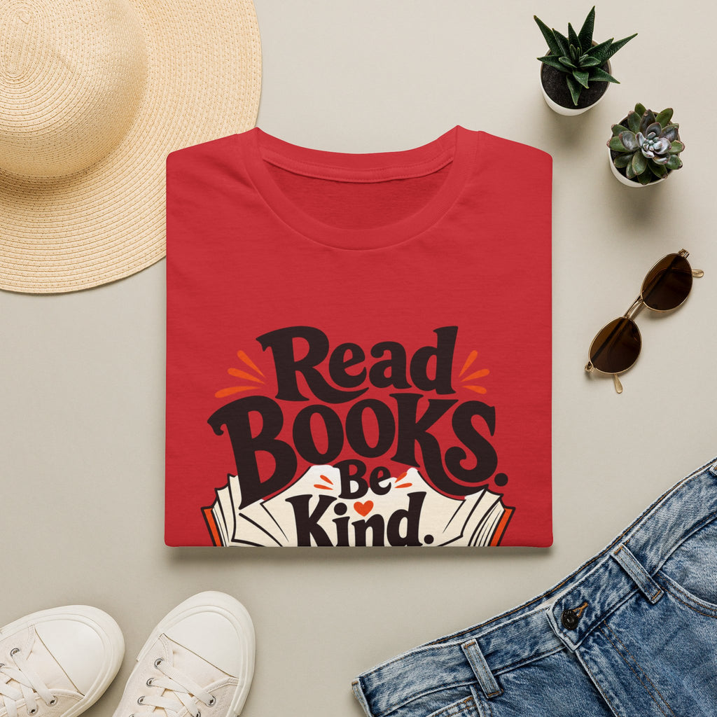 Read Books Be Kind T-Shirt — Stay Weird Book Lover Tee