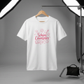 School Counselor T-Shirt – Cute Pink Doodle Design