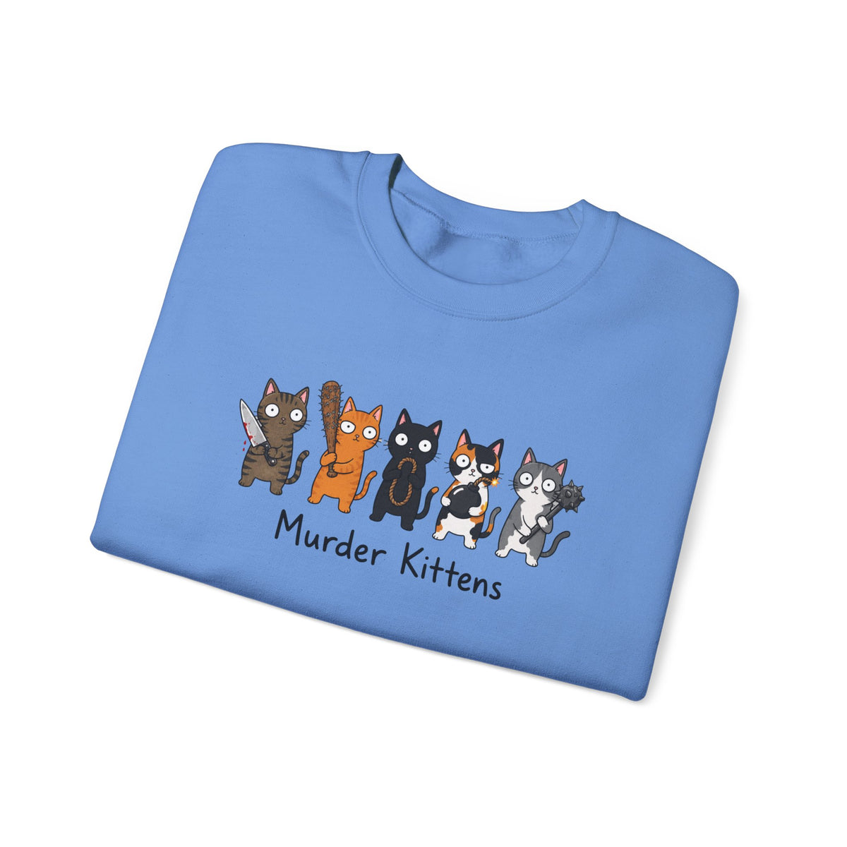 Funny Kittens Cat Lover Crewneck Sweatshirt