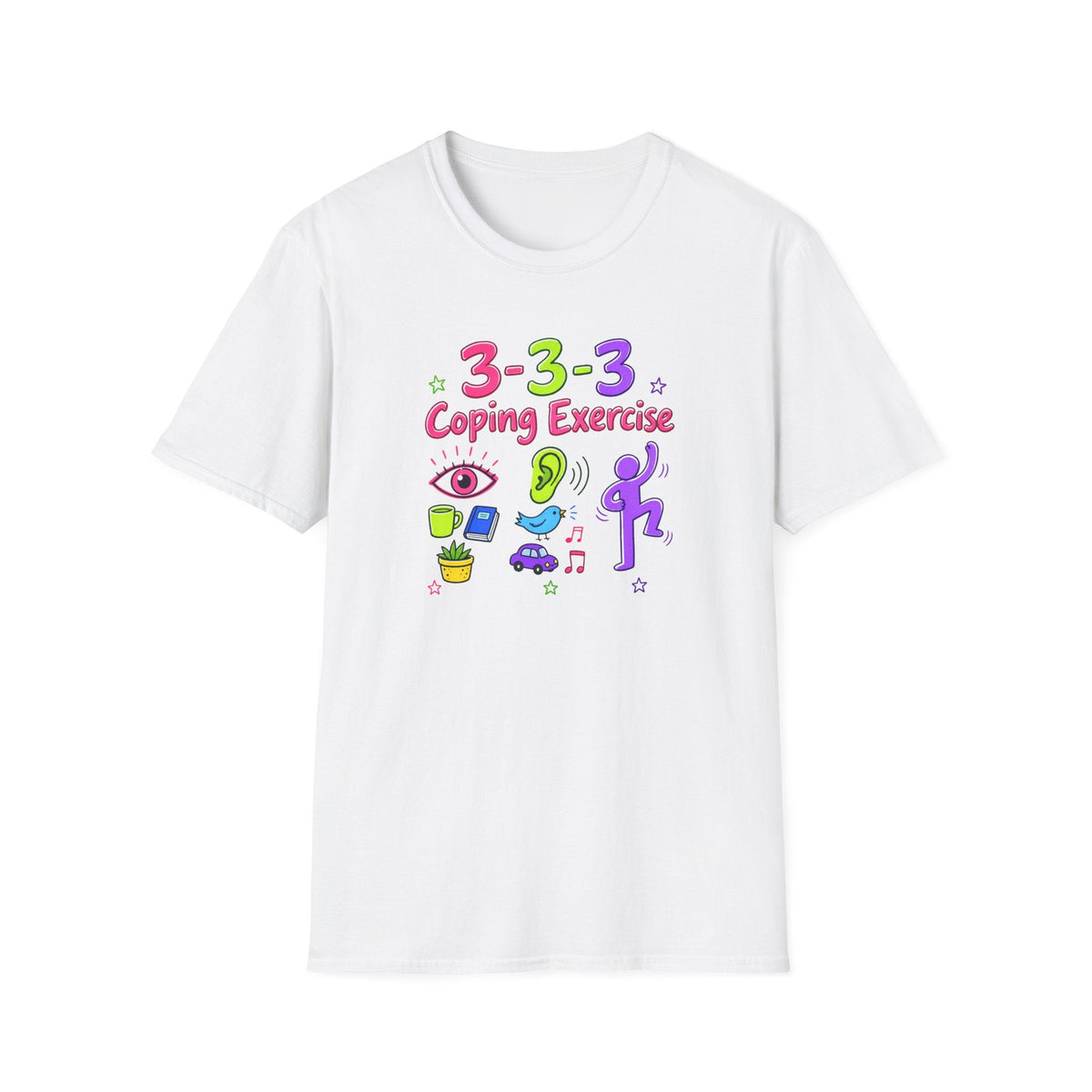 3-3-3 Rule Coping Skills T-Shirt – TalkTees