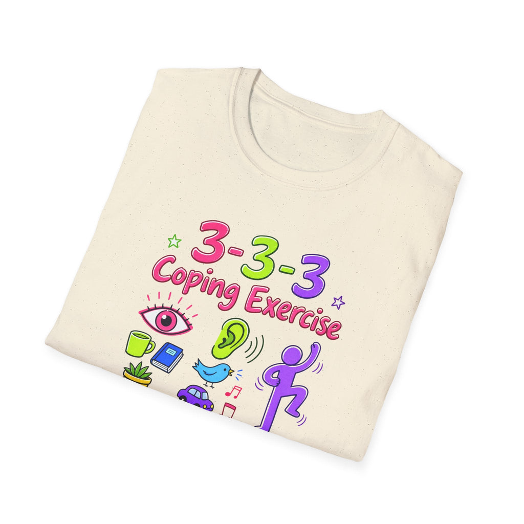 3-3-3 Rule Coping Skills T-Shirt – TalkTees
