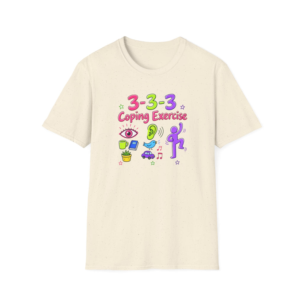 3-3-3 Rule Coping Skills T-Shirt – TalkTees