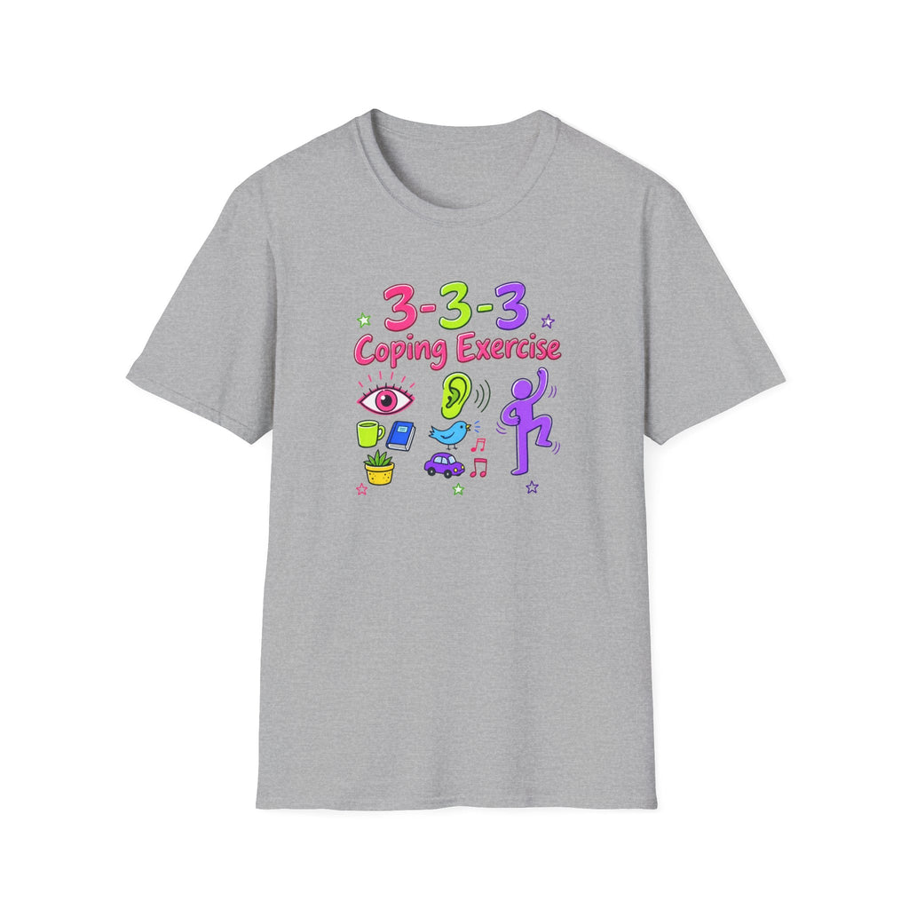 3-3-3 Rule Coping Skills T-Shirt – TalkTees