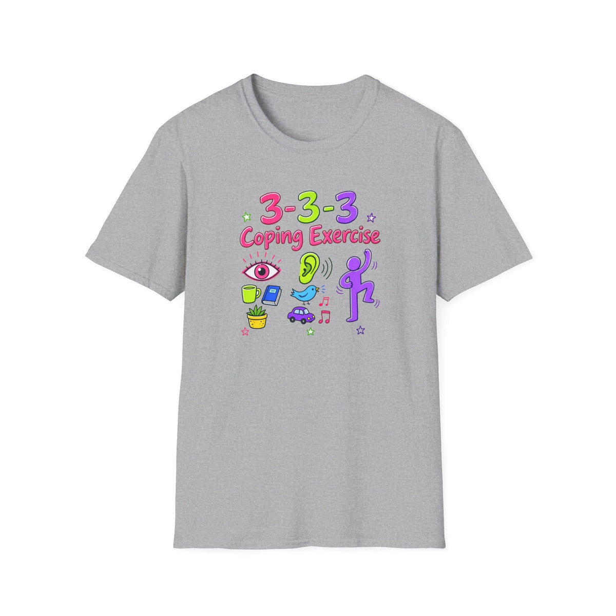 3-3-3 Rule Coping Skills T-Shirt – TalkTees