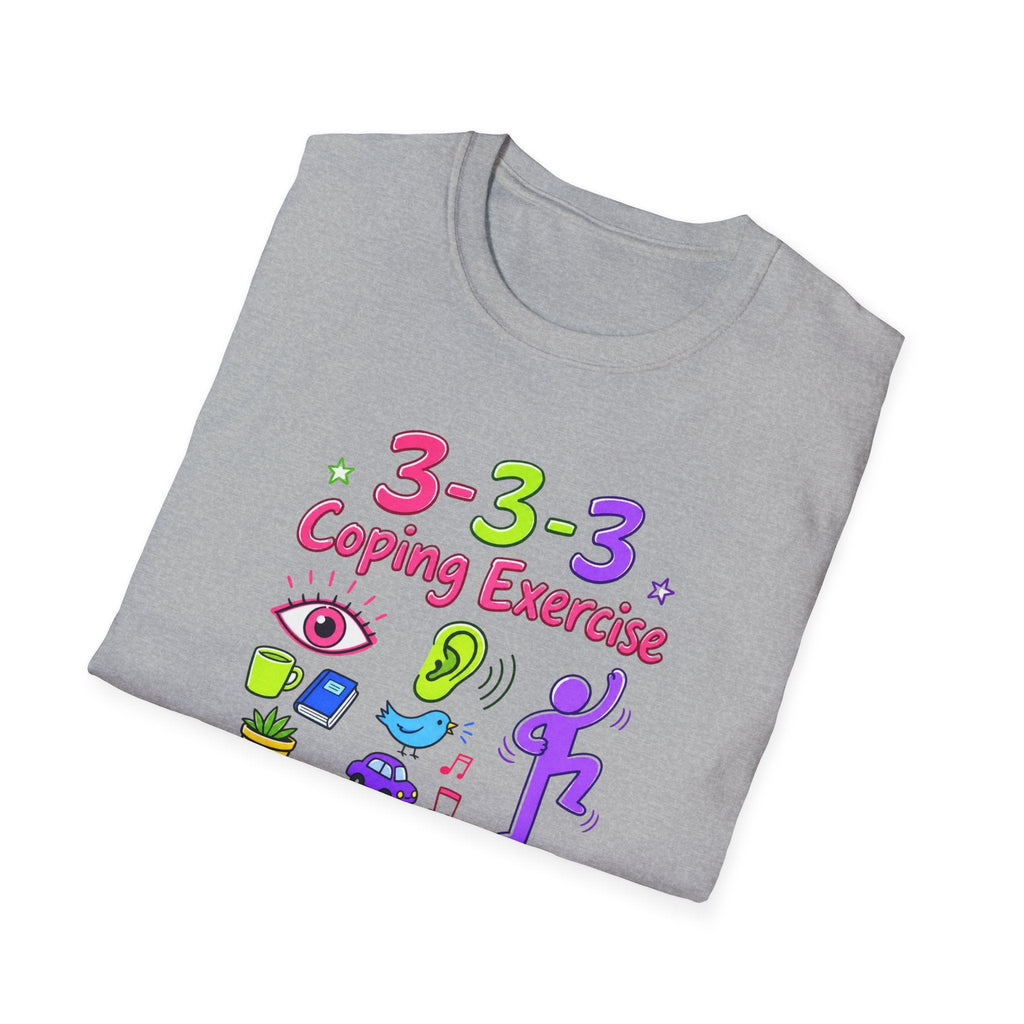 3-3-3 Rule Coping Skills T-Shirt – TalkTees