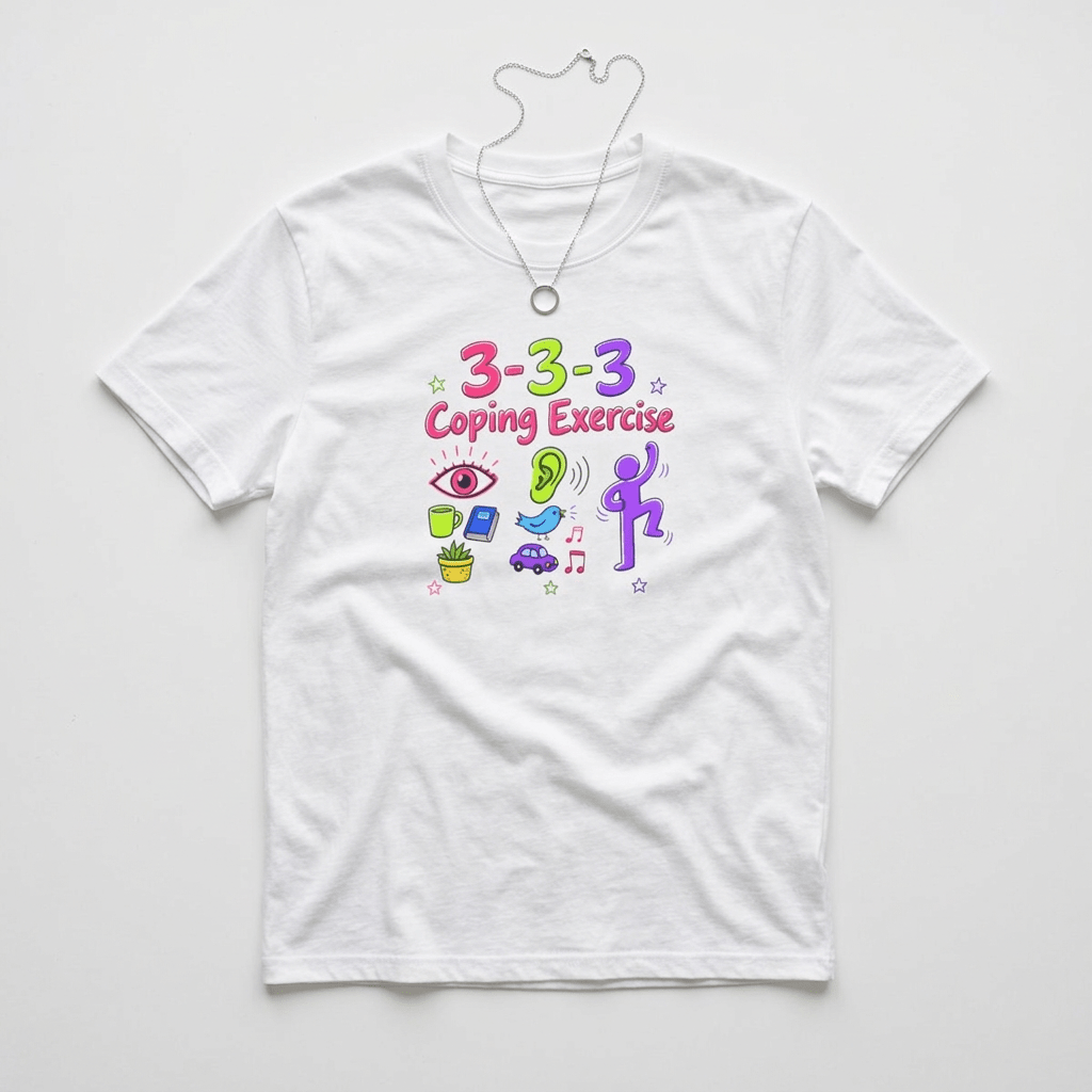 3-3-3 Rule Coping Skills T-Shirt – TalkTees