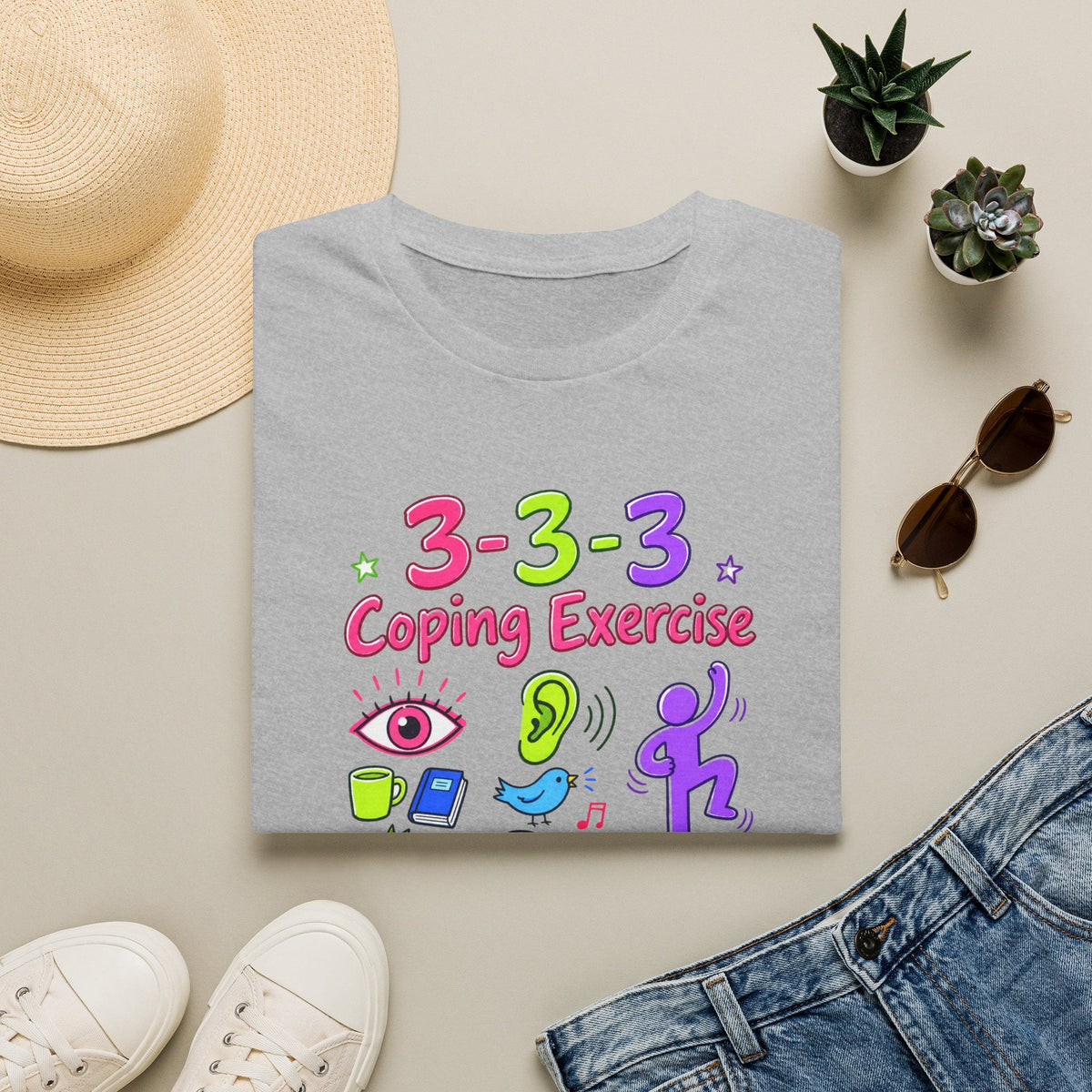 3-3-3 Rule Coping Skills T-Shirt – TalkTees