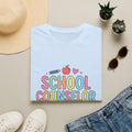 School Counselor Life T-Shirt — Cute Apple & Pencil Design