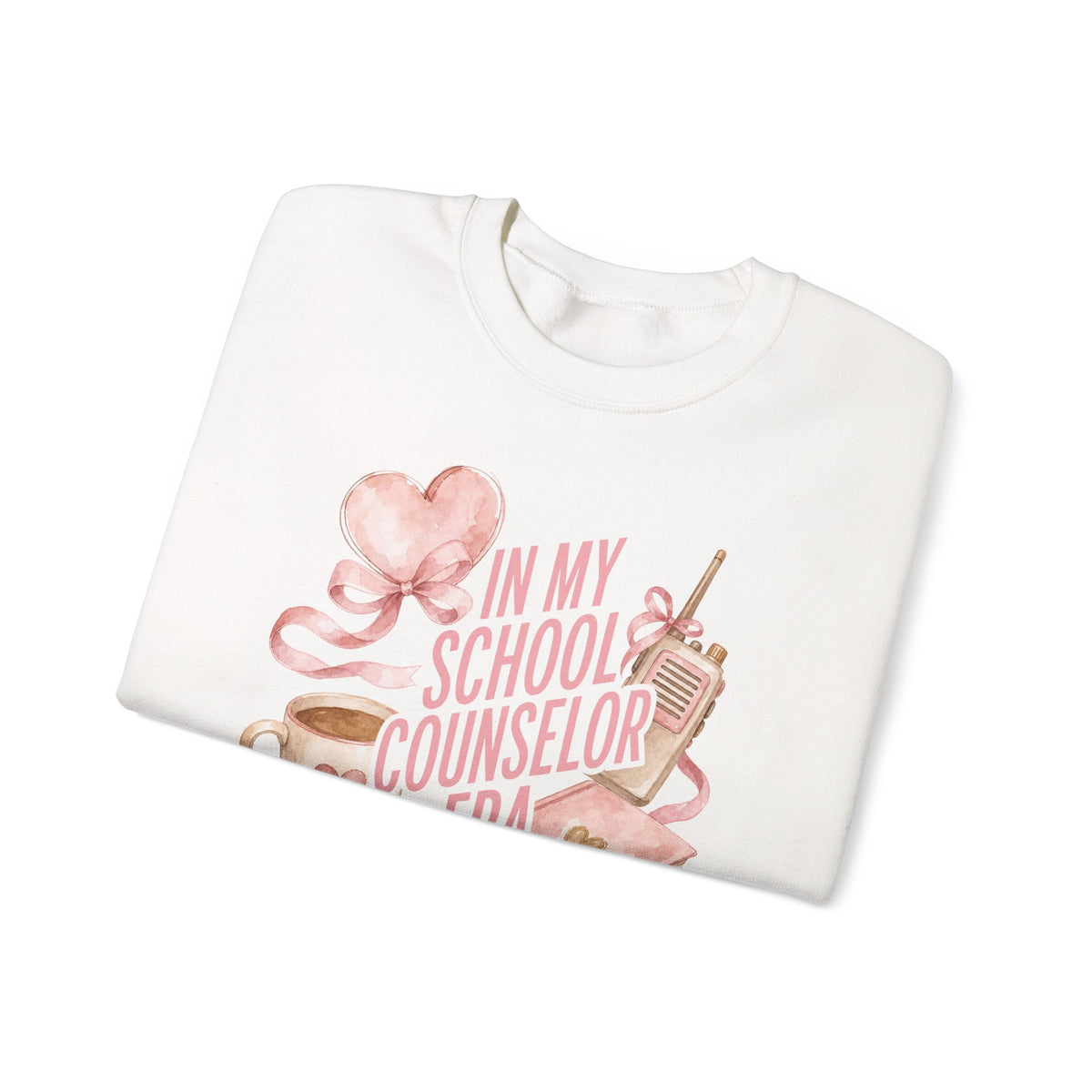 School Counselor Crewneck Sweatshirt — "In My School Counselor Era" Cozy Gift