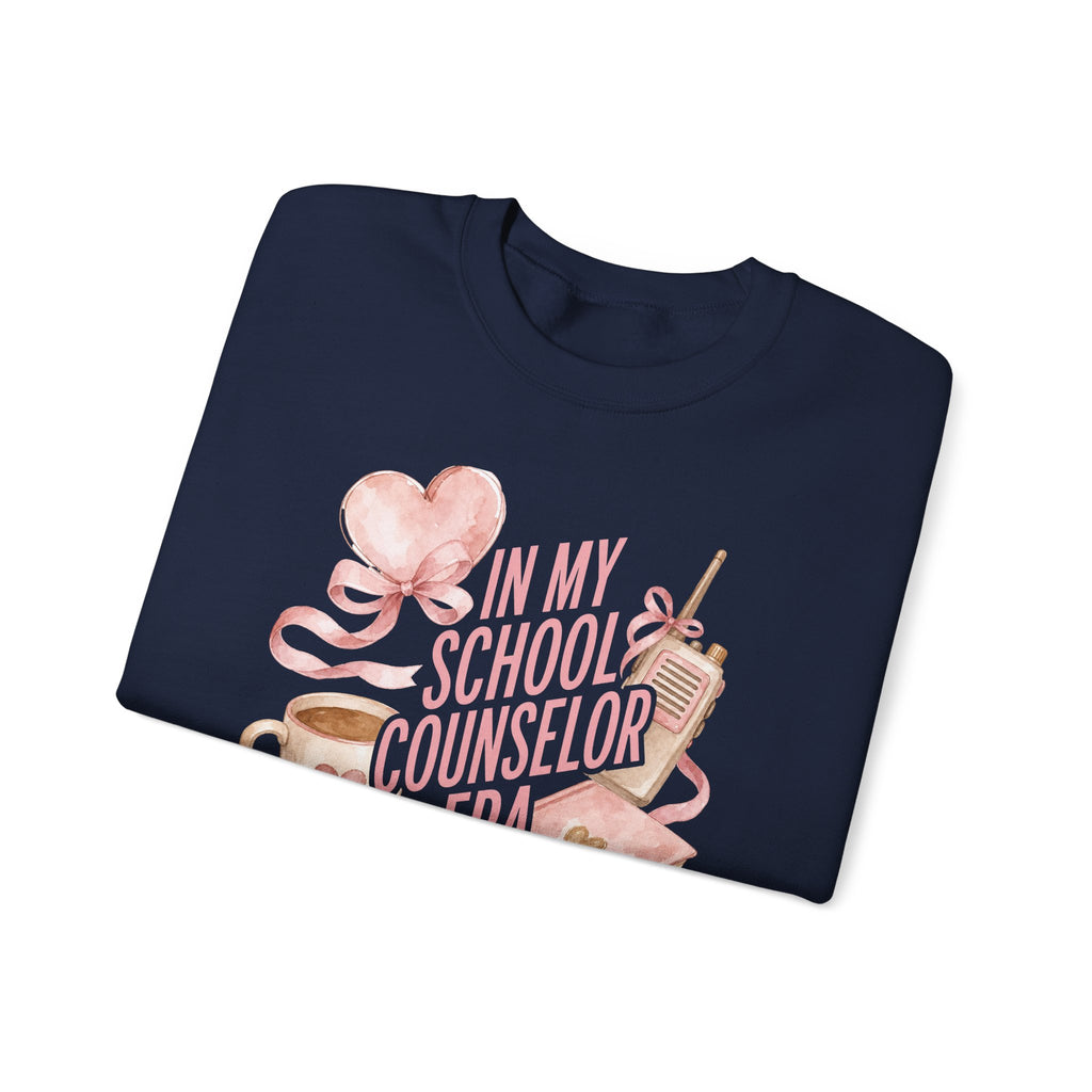 School Counselor Crewneck Sweatshirt — "In My School Counselor Era" Cozy Gift