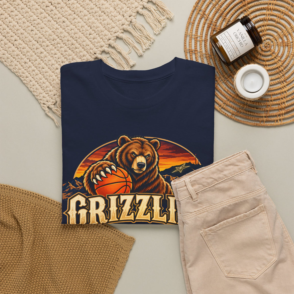 Grizzlies Basketball Vintage Bear T-Shirt