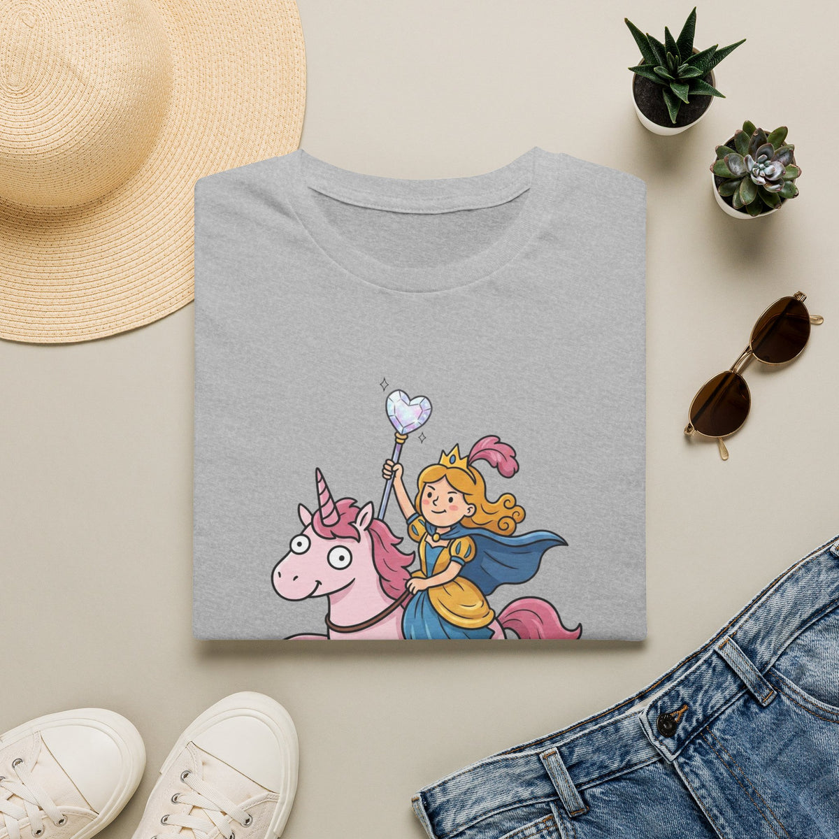 Unicorn Princess T‑Shirt — "Off to Spread Kindness" Cute Fantasy Tee