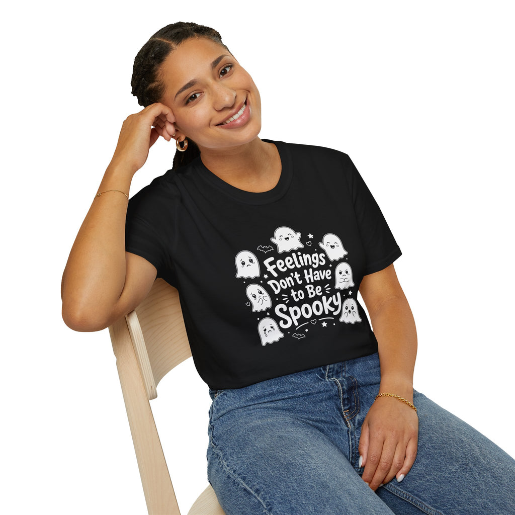 Feeling Don’t Have to Be Spooky T-Shirt — Cute Ghost Halloween Tee