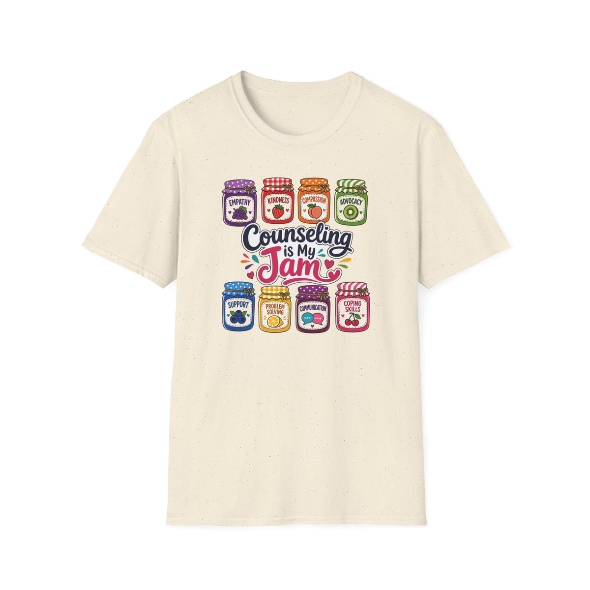 Counseling Is My Jam T-Shirt — Cute Jam Jar Therapist / School Counselor Tee