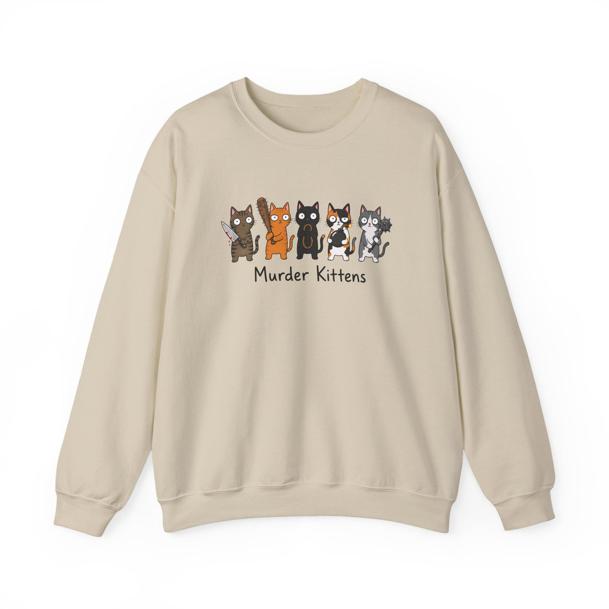 Funny Kittens Cat Lover Crewneck Sweatshirt