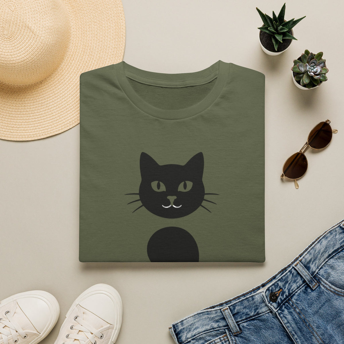 Cat Semicolon T‑Shirt — Mental Health Awareness Cat Tee
