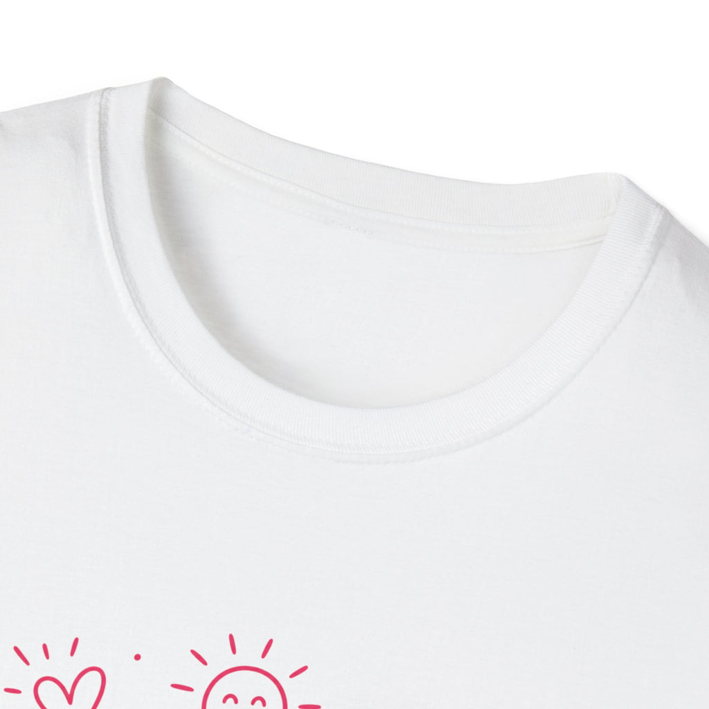 School Counselor T-Shirt – Cute Pink Doodle Design