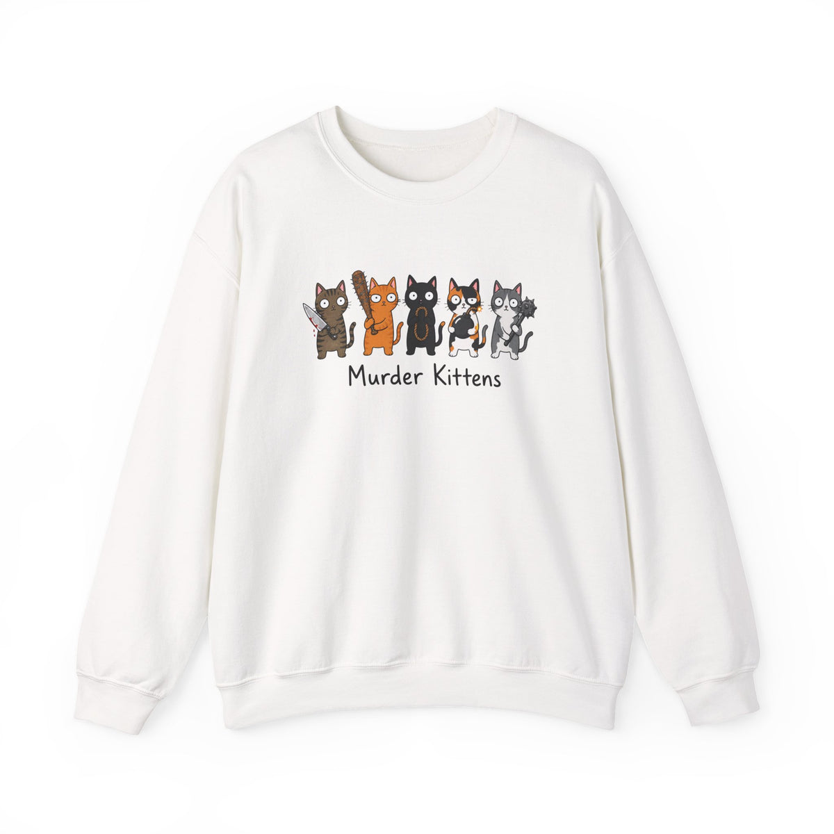 Funny Kittens Cat Lover Crewneck Sweatshirt