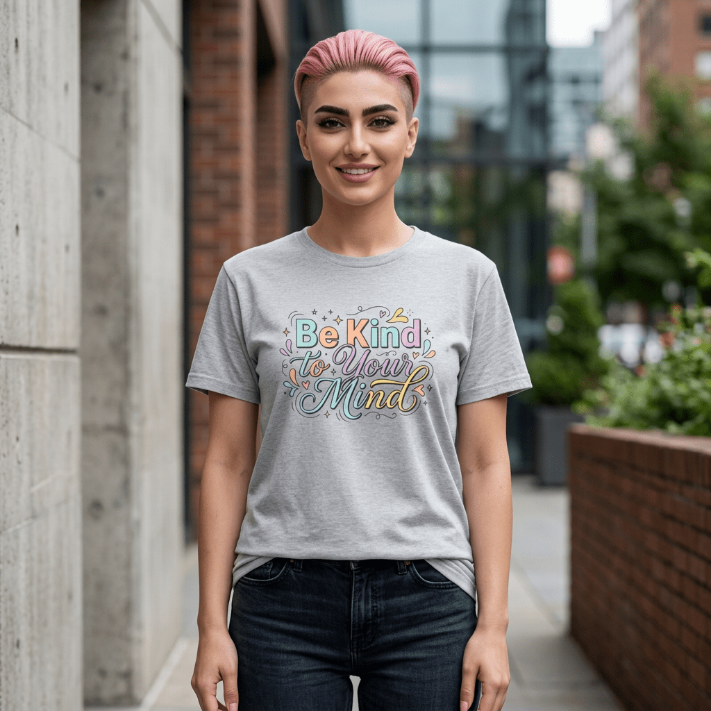 Be Kind to Your Mind T-Shirt in Sport Grey – TalkTees