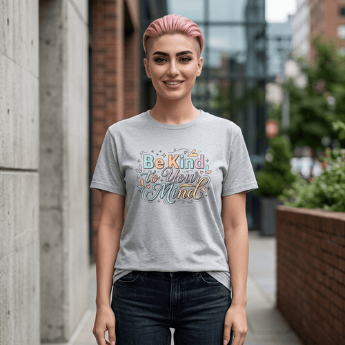 Be Kind to Your Mind T-Shirt in Sport Grey – TalkTees