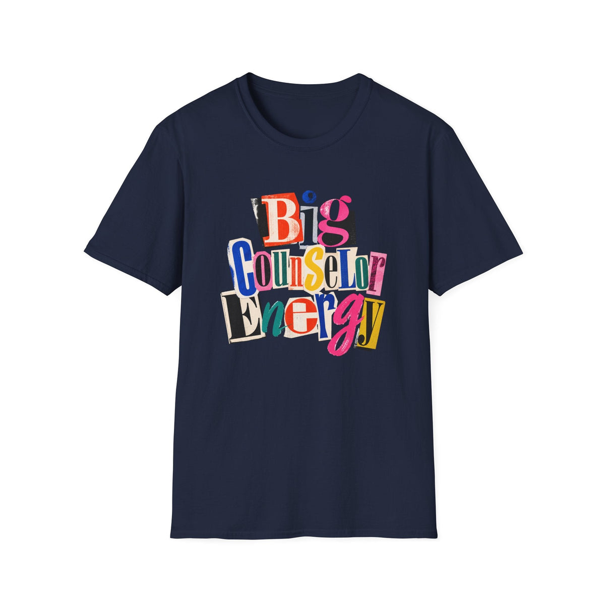 Big Counselor Energy T-Shirt in Navy – TalkTees