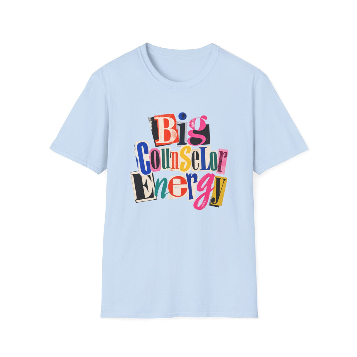 Big Counselor Energy T-Shirt in Light Blue – TalkTees