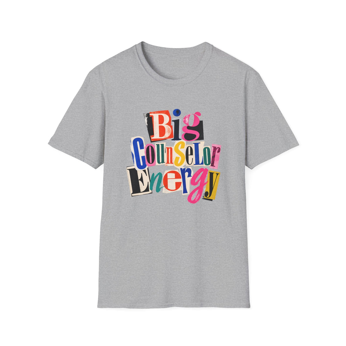 Big Counselor Energy T-Shirt in Sport Grey – TalkTees