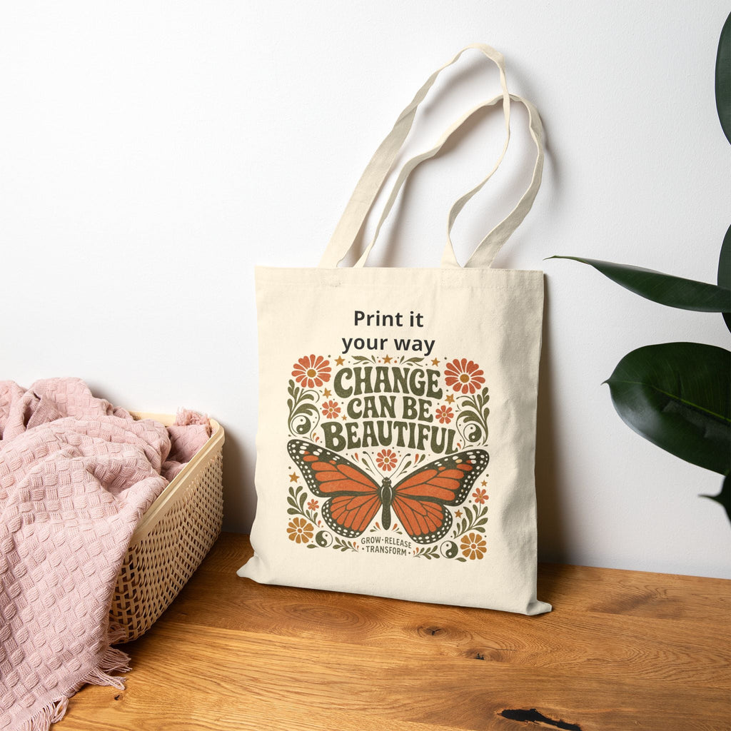 Change Can Be Beautiful Butterfly Tote Bag – TalkTees