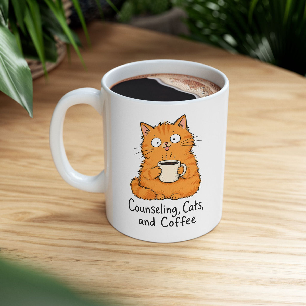 Cute Orange Cat Coffee Mug 11oz/15oz – TalkTees