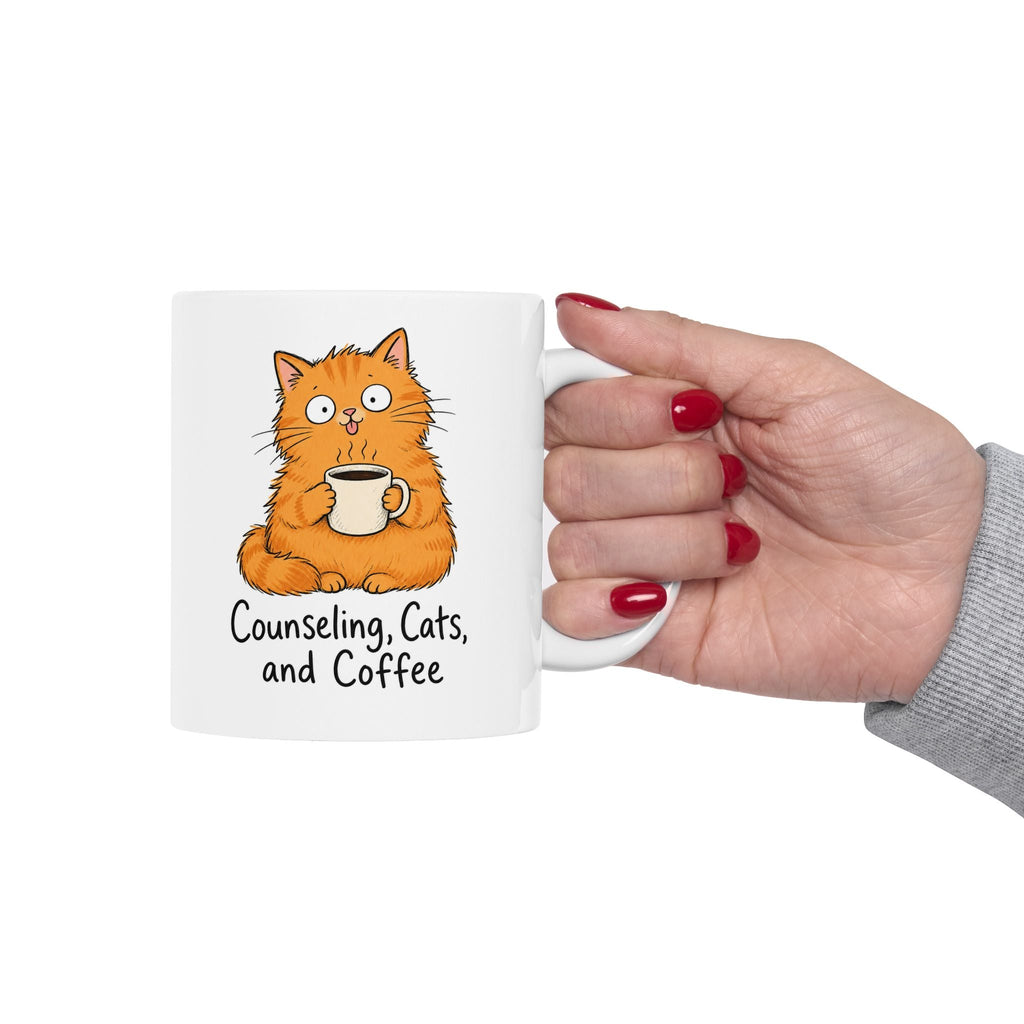 Cute Orange Cat Coffee Mug 11oz/15oz – TalkTees