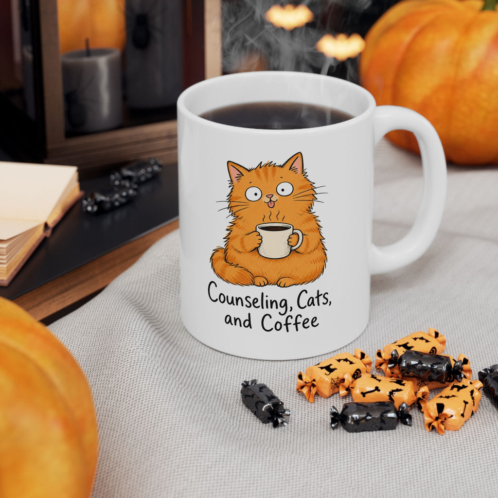 Cute Orange Cat Coffee Mug 11oz/15oz – TalkTees