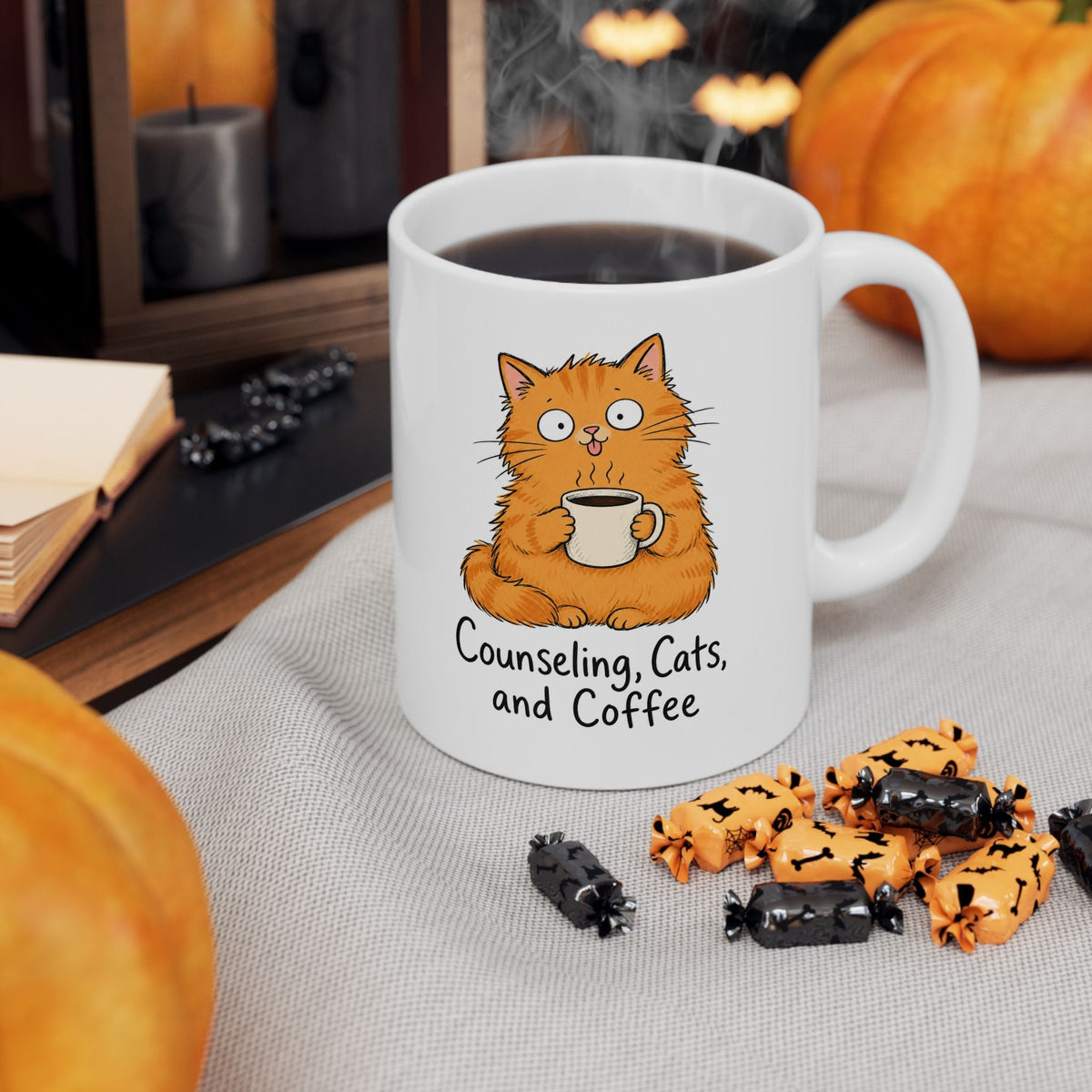 Cute Orange Cat Coffee Mug 11oz/15oz – TalkTees