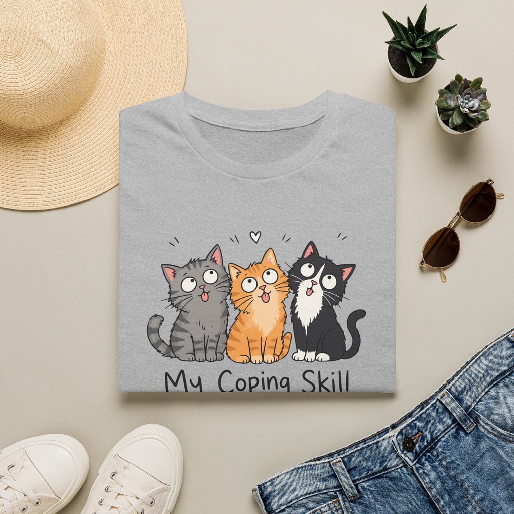 My Coping Skill Is Petting Cats T-Shirt – TalkTees