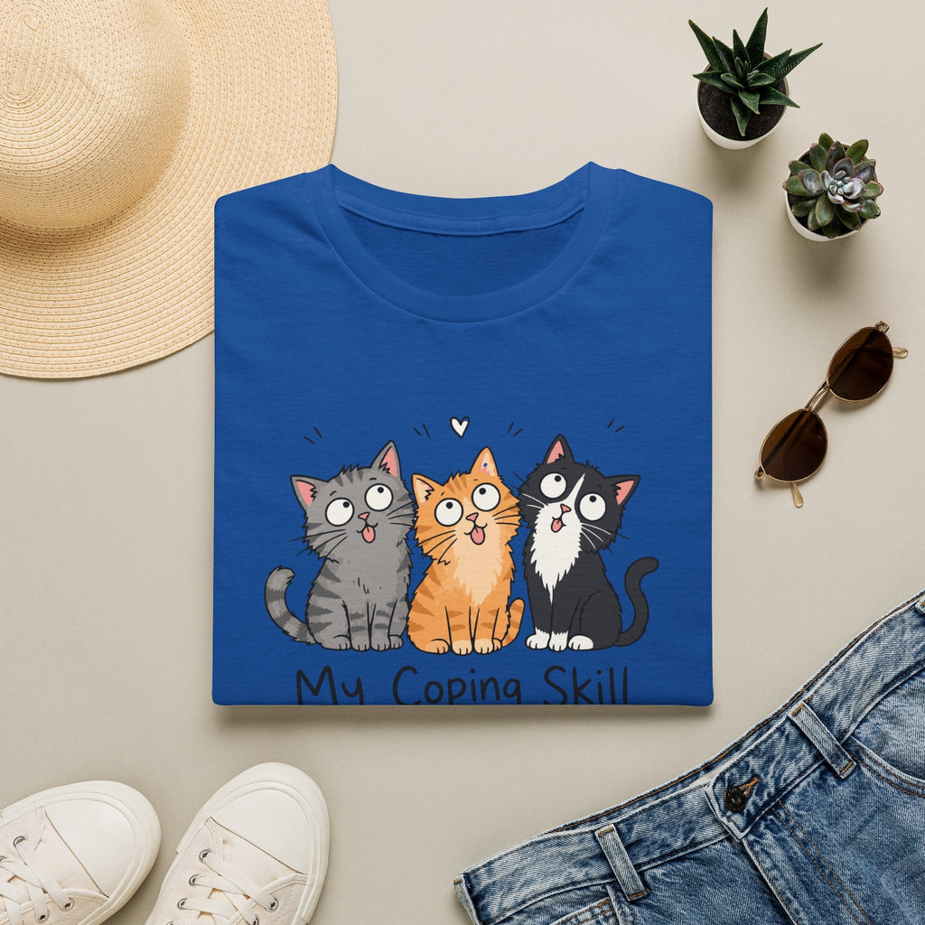 My Coping Skill Is Petting Cats T-Shirt – TalkTees