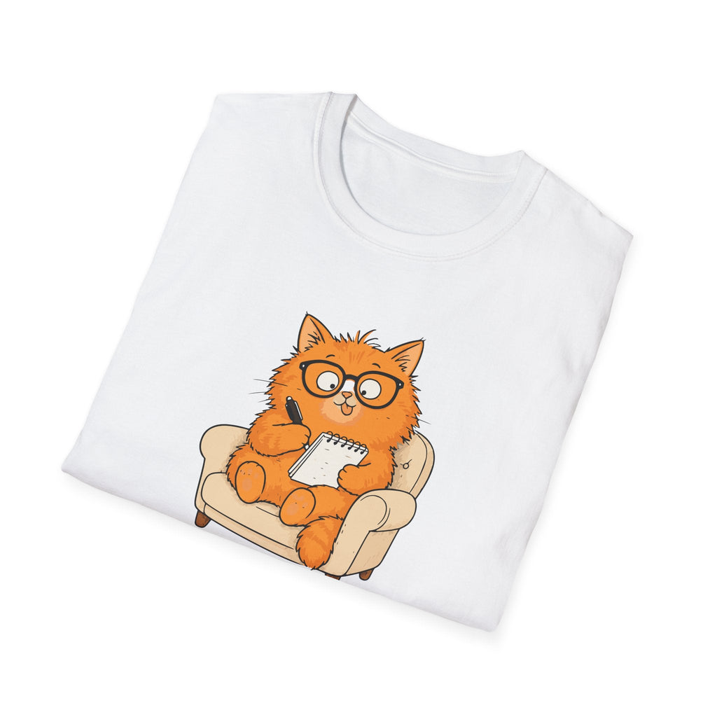 Let's Paws & Process Cat Therapist T-Shirt – TalkTees