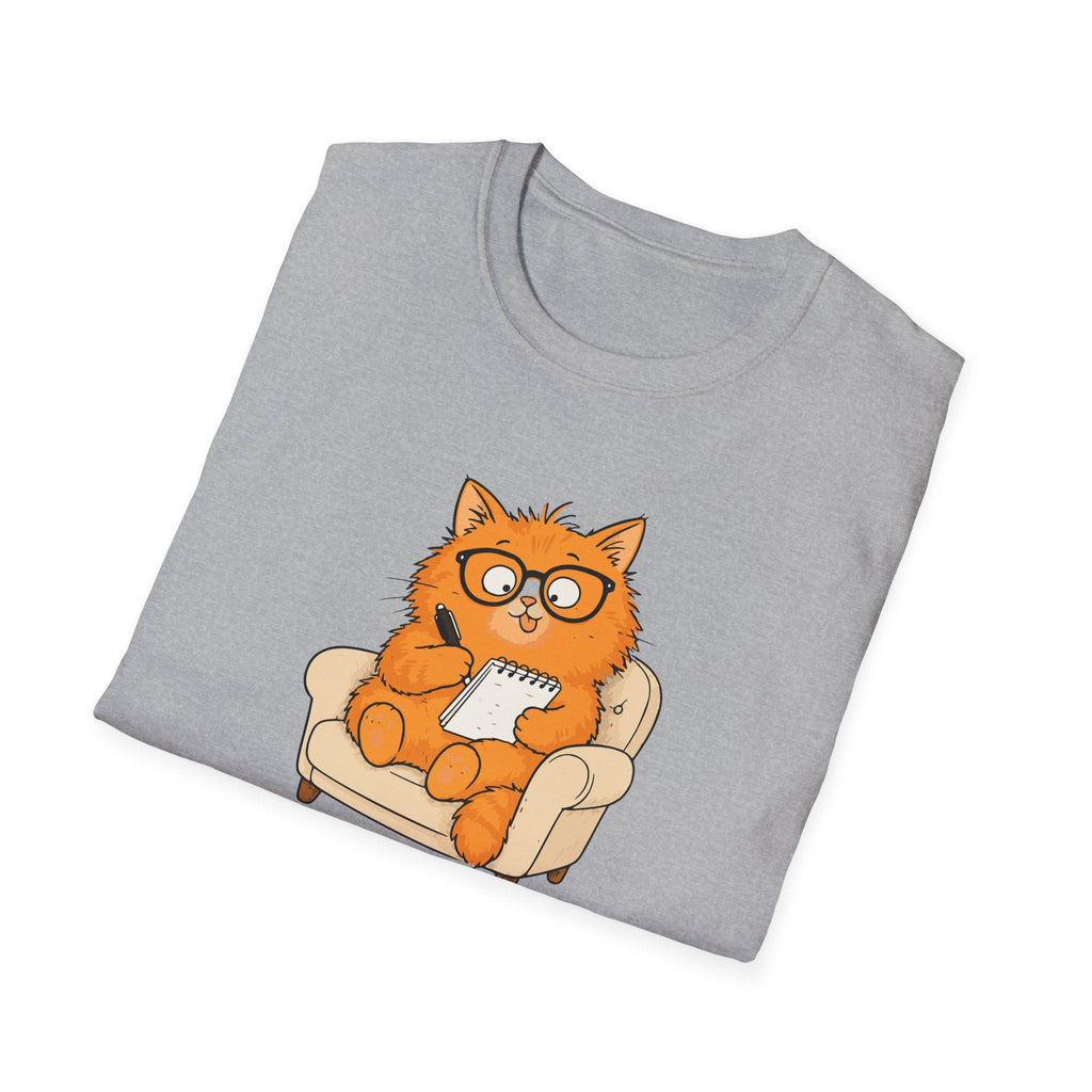 Let's Paws & Process Cat Therapist T-Shirt – TalkTees