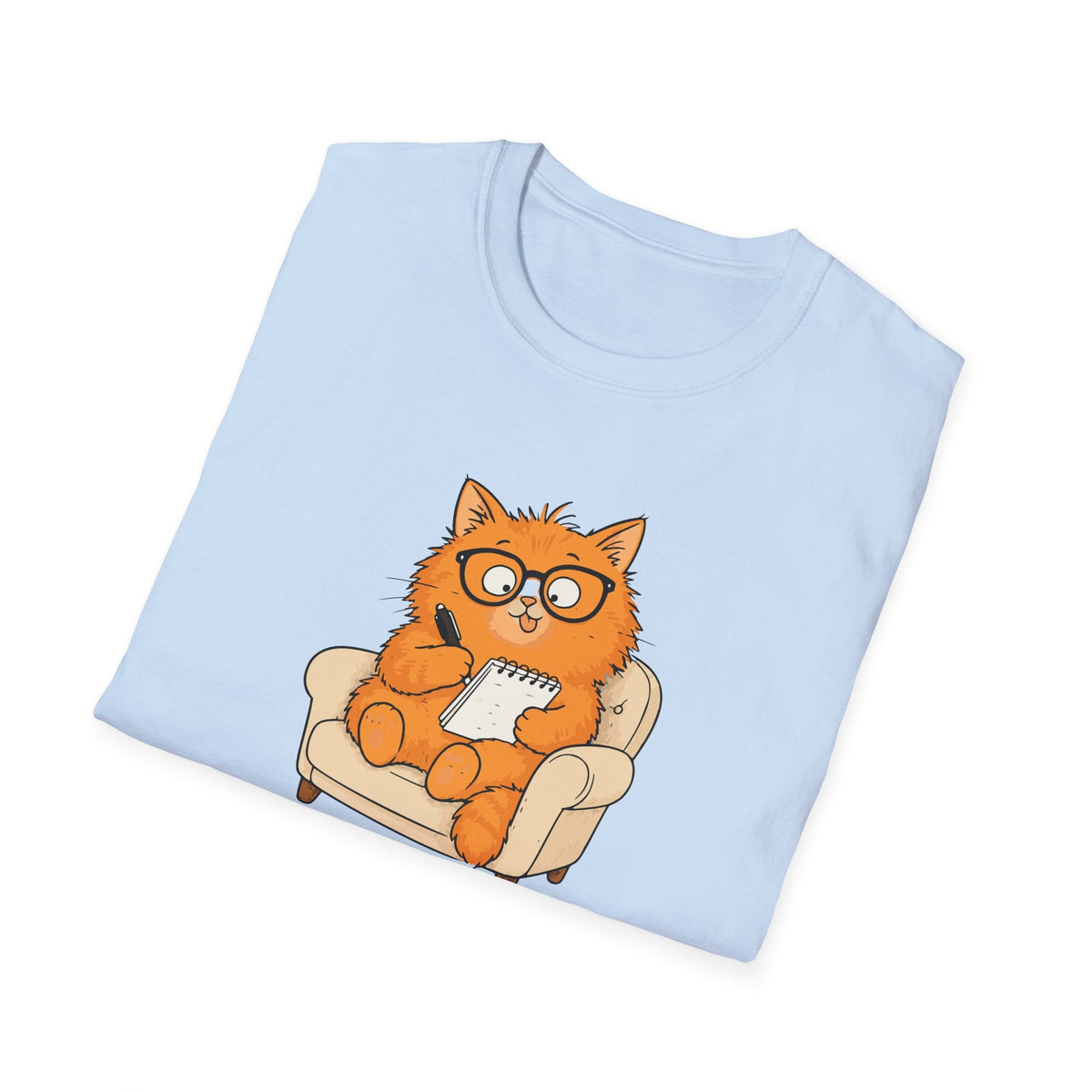 Let's Paws & Process Cat Therapist T-Shirt – TalkTees
