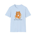 Let's Paws & Process Cat Therapist T-Shirt in Light Blue – TalkTees
