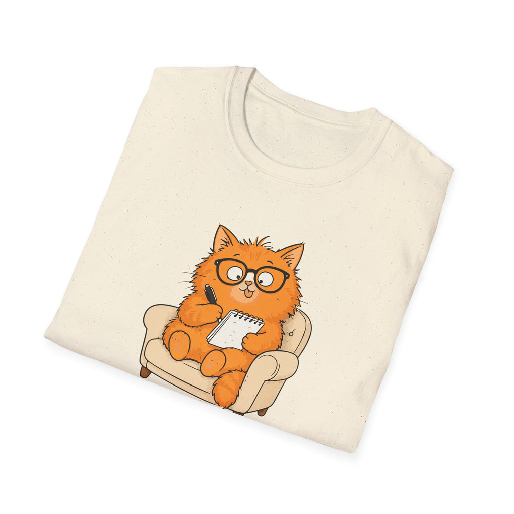 Let's Paws & Process Cat Therapist T-Shirt – TalkTees